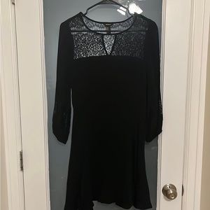 Black Lace Mini Dress